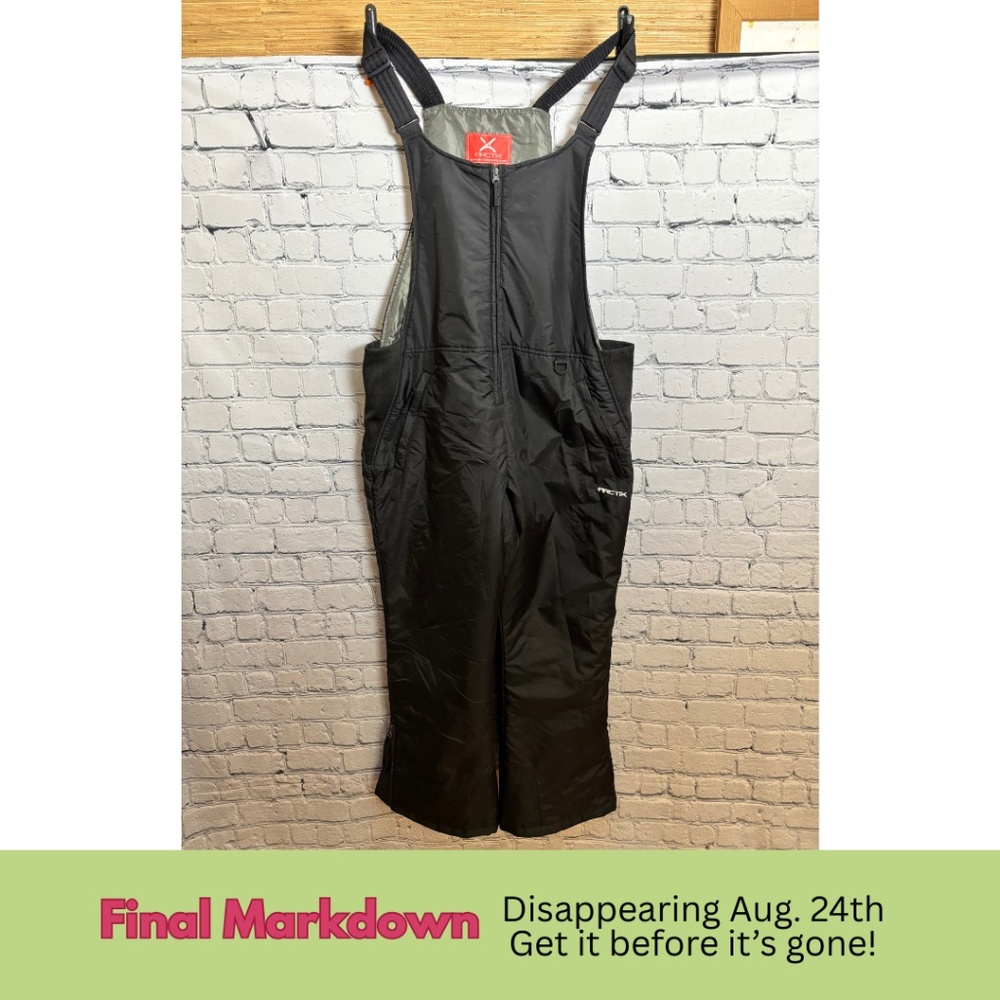 EUC ARCTIX Women's Black Snow Bib Overalls